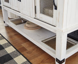Valebeck White & Brown Dining Server/Sideboard (Online Special Price) - Ornate Home