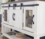 Valebeck White & Brown Dining Server/Sideboard (Online Special Price) - Ornate Home