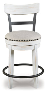 Valebeck White Counter Height Bar Chair (Online Special Price) - Ornate Home