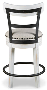 Valebeck White Counter Height Bar Chair (Online Special Price) - Ornate Home