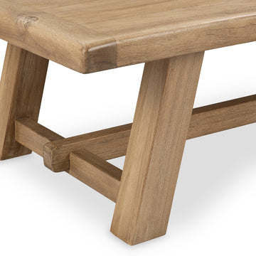 Valen Sand Washed Coffee Table - Ornate Home