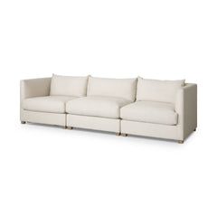 Valence Beige 3-Piece Modular Sofa Set - Ornate Home