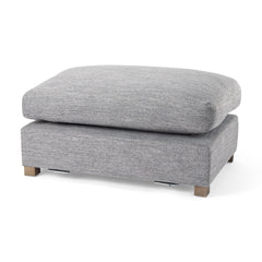 Valence Castlerock Gray 2/3 Ottoman Sectional Piece - Ornate Home