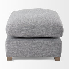 Valence Castlerock Gray 2/3 Ottoman Sectional Piece - Ornate Home