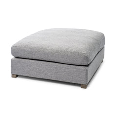 Valence Castlerock Gray Full Size Ottoman Sectional Piece - Ornate Home