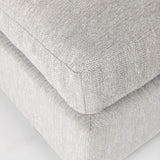 Valence Light Gray 5-Piece Modular Sofa Set with Ottoman - Ornate Home