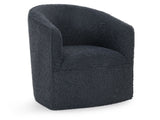Valencia Blue Swivel Accent Chair - Ornate Home