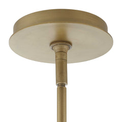 Valencia Gold/White 6 Light Glass Panel Pendant - Ornate Home