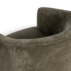 Valencia Olive Moss Swivel Accent Chair