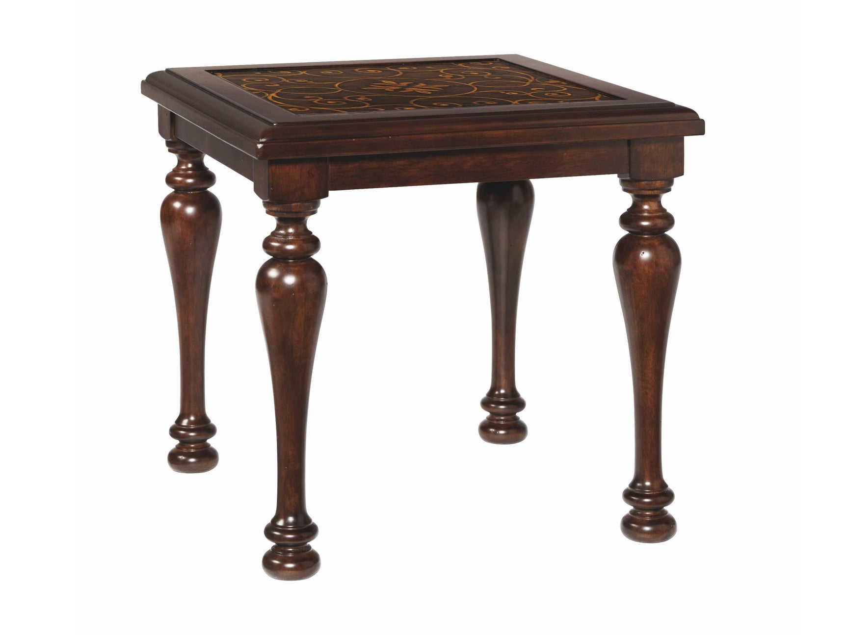 Valencia Square Cherry Side Table - Ornate Home