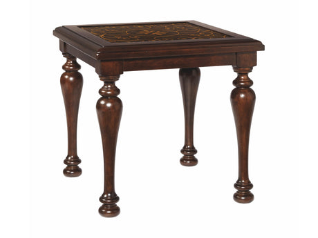 Valencia Square Cherry Side Table - Ornate Home