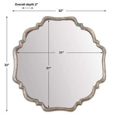 Valentia Silver Mirror - Ornate Home