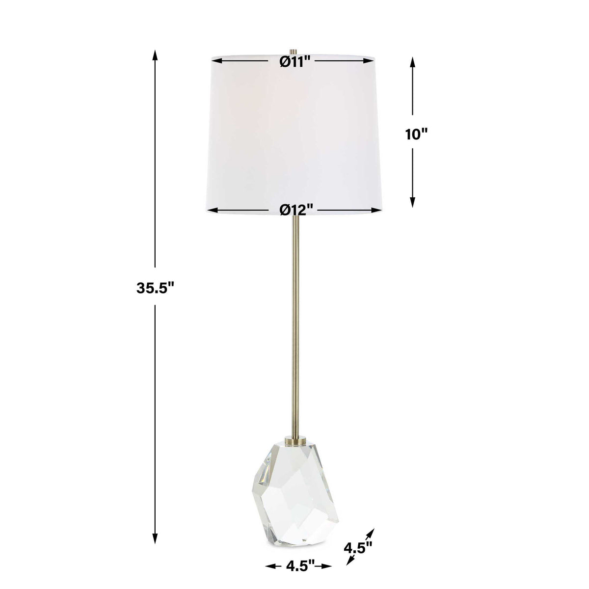 Valentina Gold Cordless LED Buffet Lamp - Ornate Home