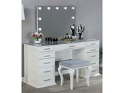 Valentina Luminous White Vanity - Ornate Home