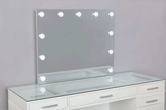 Valentina Luminous White Vanity - Ornate Home