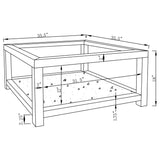 Valentina Silver 3-piece Mirrored Coffee and End Table Set - Ornate Home