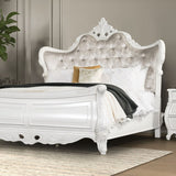 Valentini White 4 Pc. Queen Bedroom Set - Ornate Home