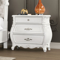 Valentini White 5 Pc. Queen Bedroom Set w/ Chest - Ornate Home