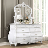 Valentini White Mirror - Ornate Home