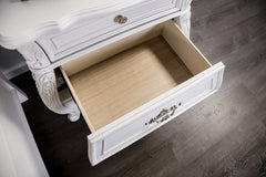 Valentini White Nightstand - Ornate Home