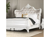 Valentini White Queen Bed - Ornate Home