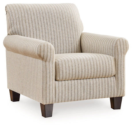Valerani Sandstone Accent Chair - Ornate Home