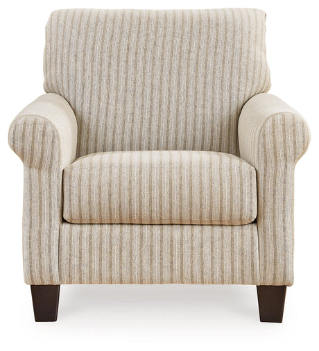 Valerani Sandstone Accent Chair - Ornate Home