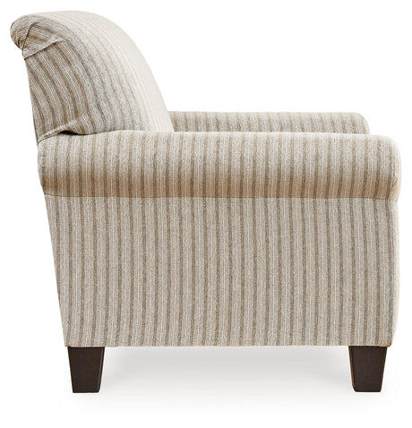 Valerani Sandstone Accent Chair - Ornate Home