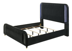 Valeria Charcoal Bedroom Set - Ornate Home