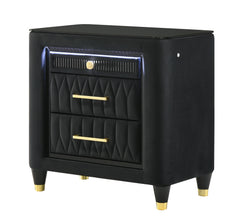 Valeria Charcoal Bedroom Set - Ornate Home