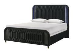 Valeria Charcoal Bedroom Set - Ornate Home