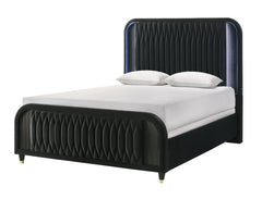 Valeria Charcoal Bedroom Set - Ornate Home