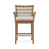 Valerie Natural Outdoor Counter Stool - Ornate Home