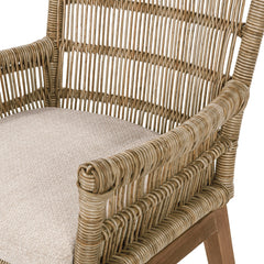 Valerie Natural Outdoor Counter Stool - Ornate Home