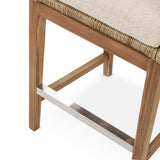 Valerie Natural Outdoor Counter Stool - Ornate Home
