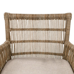 Valerie Natural Outdoor Counter Stool - Ornate Home