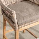 Valerie Natural Outdoor Counter Stool - Ornate Home