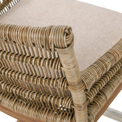 Valerie Natural Outdoor Counter Stool - Ornate Home