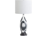 Valerie White/Blue/Black Table Lamp - Ornate Home