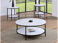 Valerie White Coffee Table - Ornate Home