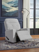 Valeview Stone-Performance Fabric Manual Recliner - Ornate Home