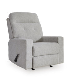 Valeview Stone-Performance Fabric Manual Recliner - Ornate Home