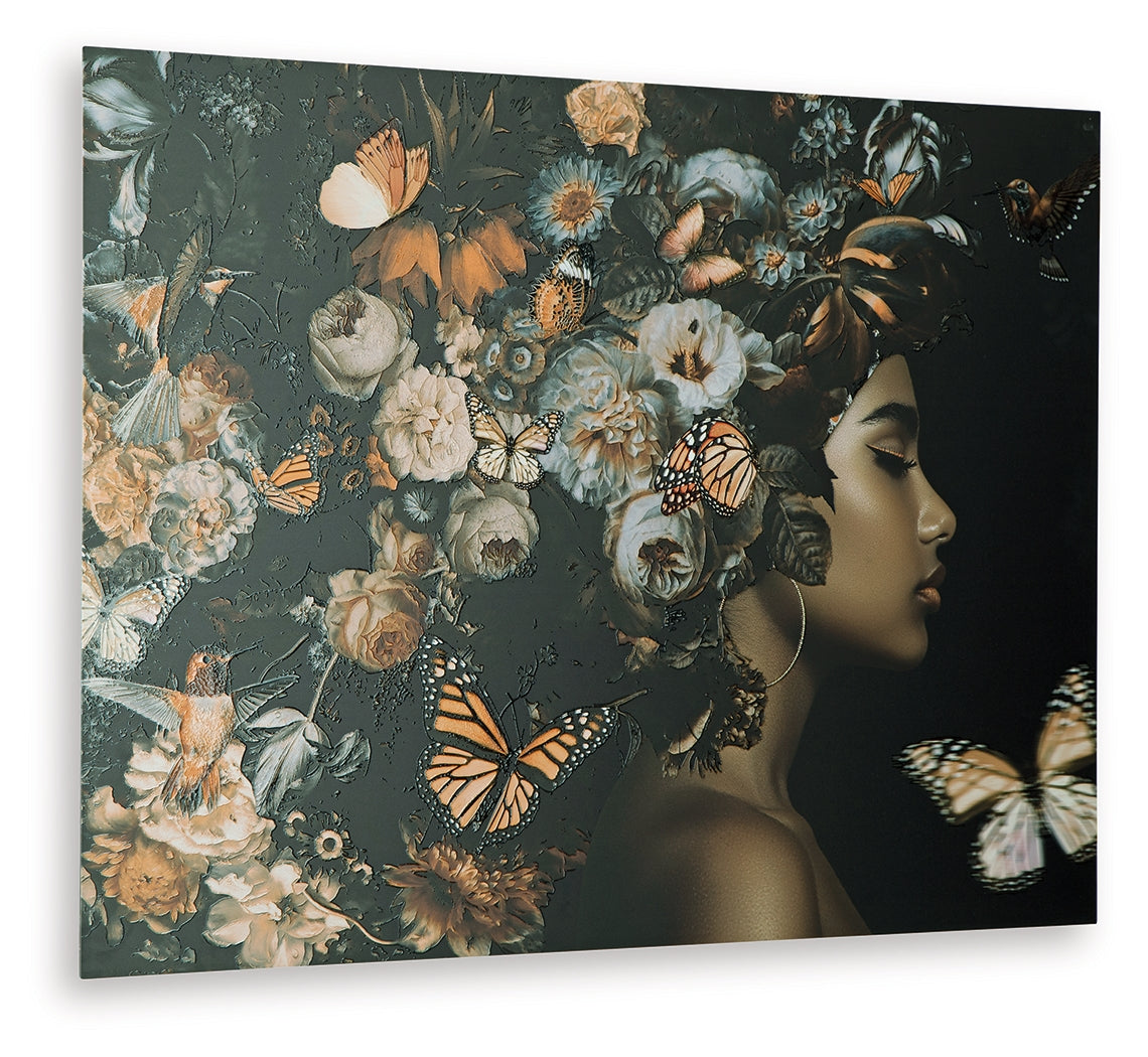 Valfer Orange/Black/White Wall Art (Online Special Price) - Ornate Home