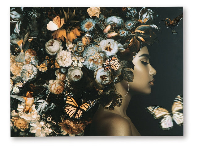 Valfer Orange/Black/White Wall Art - Ornate Home