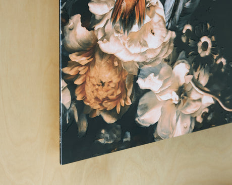 Valfer Orange/Black/White Wall Art - Ornate Home