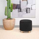 Valia Black Ottoman - Ornate Home