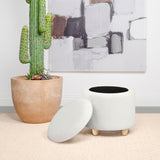 Valia White Ottoman - Ornate Home