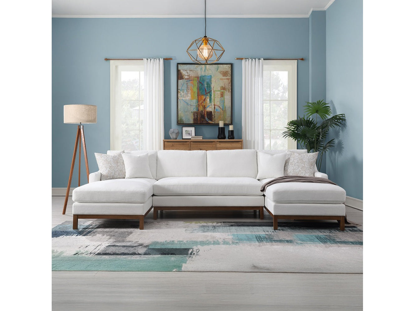 ACME West Valiant Sectional Sofa - Thumbnail 4
