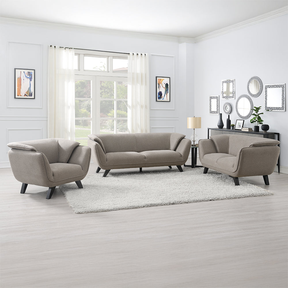 Valin Brown Loveseat - Ornate Home