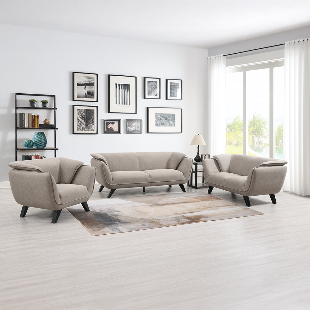 Valin Brown Loveseat - Ornate Home
